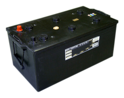 Rechargeable battery 12 V 200 Ah range • integrated acid<br />