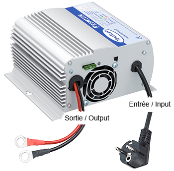 CHARGER FOR BATTERIES FROM 12V / 25A / 300W .