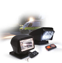 Remote control searchlight