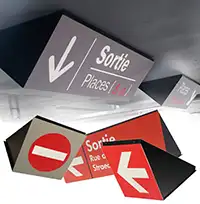 V-shaped panels