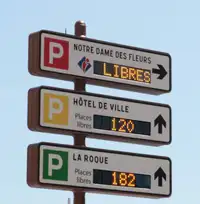 Jalonnement de parking