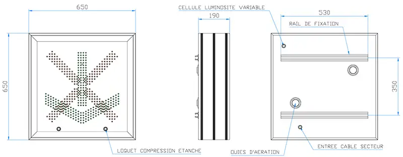 FAV 450 Technical Drawing