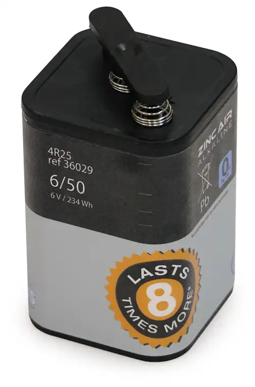 ALCALINE BATTERY 6 V 4R25 45 Ah