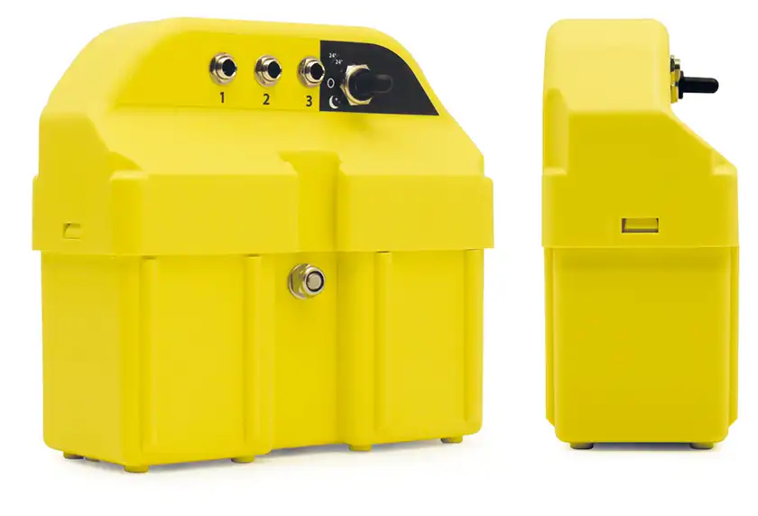 2 batteries power supply case • Dual flash mode