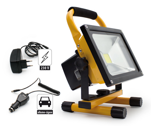 projecteur led de chantier rechargeable