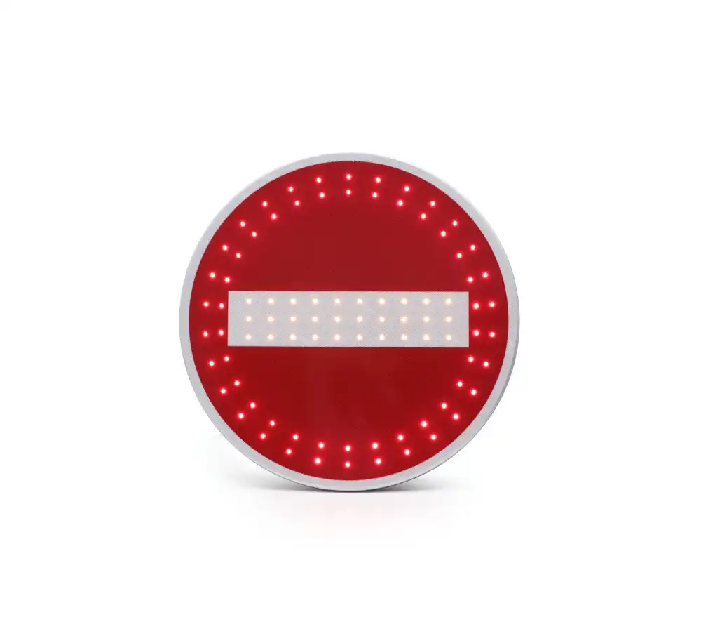 Panneau de police renforcé BTR • Rond • B1 • 650 • Classe 2 • 12 V