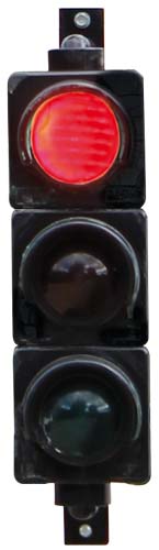 TRAFFIC LIGHT Ø 100 mm With LEDs LEDS 230 V