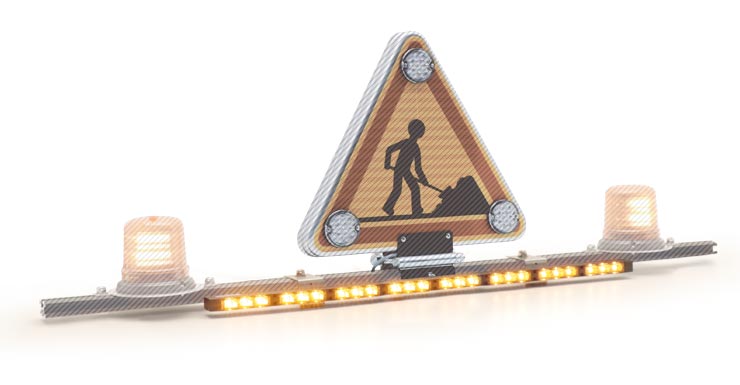 8-LED LIGHT STREAMING LIGHT BAR