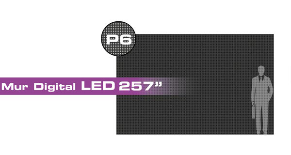 Mur Digital LED 257