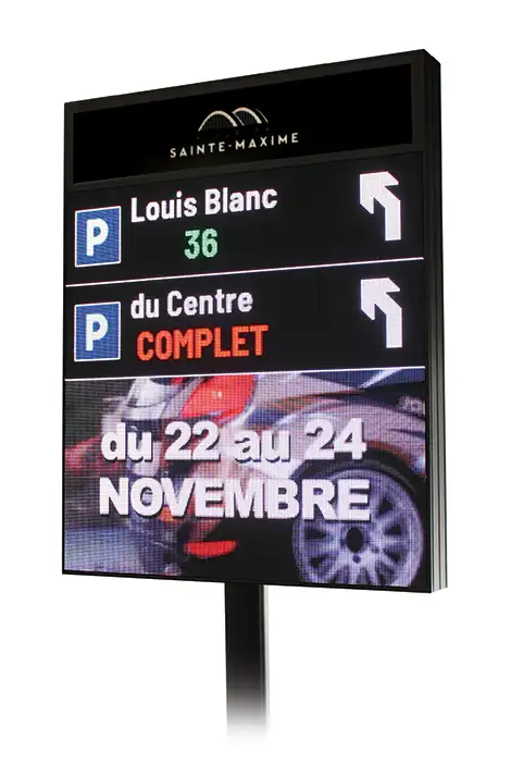 Digital Dynamic Car Park guidance Panel • Single side • 1570 x 1940