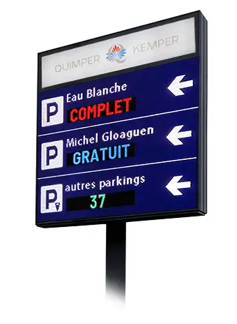 Digital Dynamic Car Park guidance Panel • Single side • 1570 x 1940