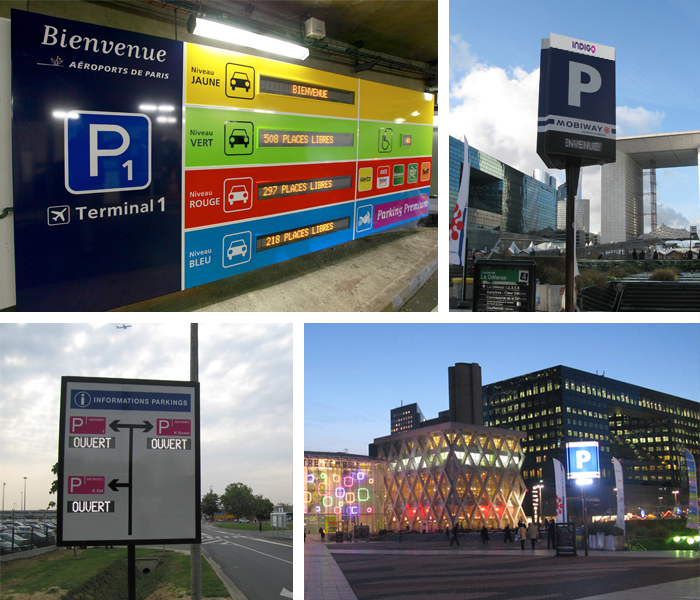 Mobiliers électroniques avec afficheurs dynamiques adaptés, totem, triptique
