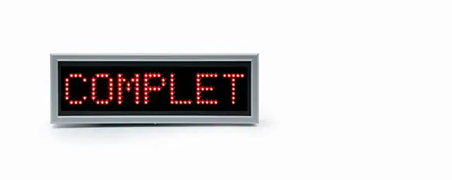 HOUSIGNS 600 x 200 mm 90 mm three-text display
