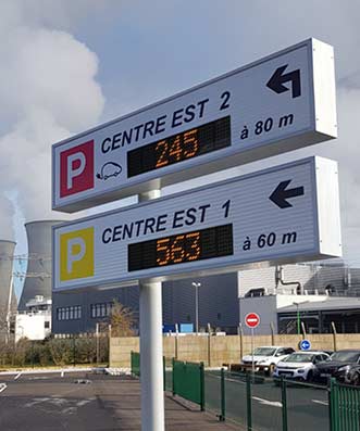 Panneau specifique monoligne centrale nucleaire du Bugey