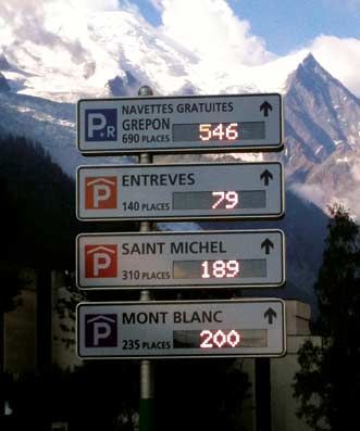 Panneau type normalise Chamonix