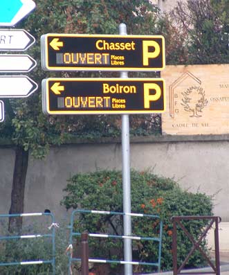 Panneau type normalise Villefranch-sur-Saône