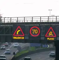 Permanent Dynamic or Reinforced Traffic Signs